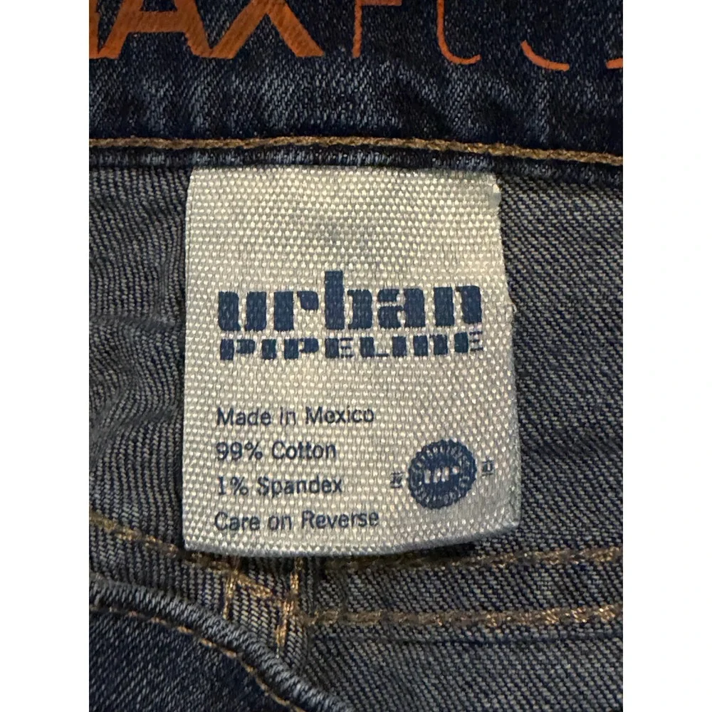 Urban Pipeline Jeans Mens 30X32 Blue MaxFlex Slim Straight Medium Wash Denim
